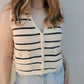 By Together - Striped Sweater Vest