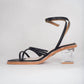 All Black - Women's Ms. Glamour Sandal