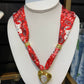 Knotty Bling - Women's Scarf Charm Necklace