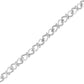 .925 Sterling Silver 1/3 Cttw Round-Cut Diamond Double Heart Infinity Link 7.25" Bracelet (H-I Color, I3 Clarity)