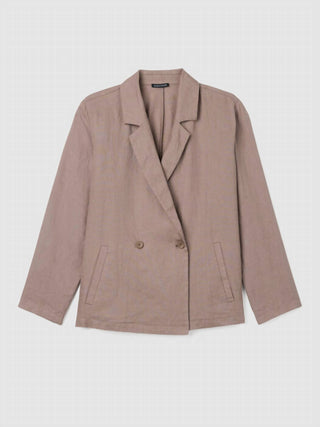 Eileen Fisher - Double Breasted Linen Jacket