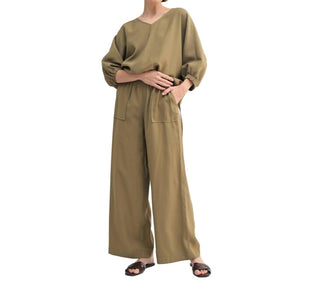 Fun 2 Fun - Ruffle Waist Pants