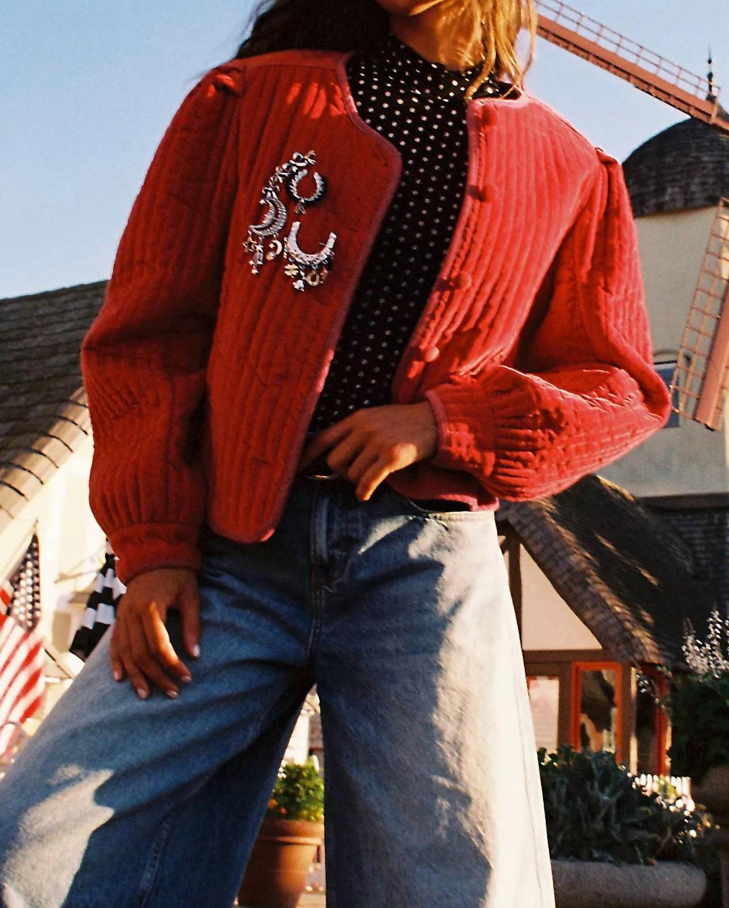 Free People - Natalia Long Sleeve Velvet Jacket