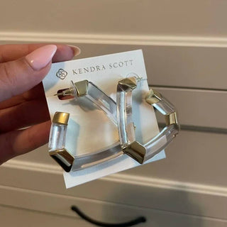 Kendra Scott - Brinco de argola Arden Statement