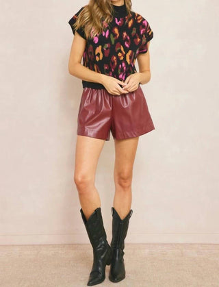 Entro - Leopard Print Sweater