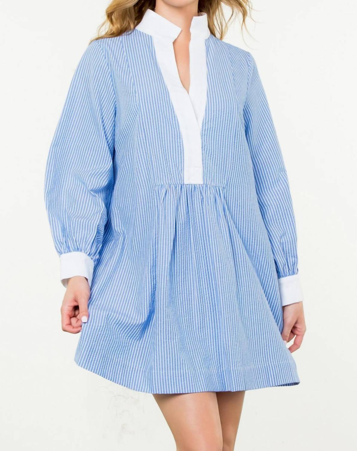 Thml - Long Sleeve Striped Dress