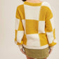 Hem & Thread - Oakley Checker Print Boat Neck Top