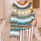 Pol - Hand knit Crochet Stripe Sweater