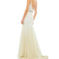 Mac Duggal - Trumpet Formal Plunge Neck Gown