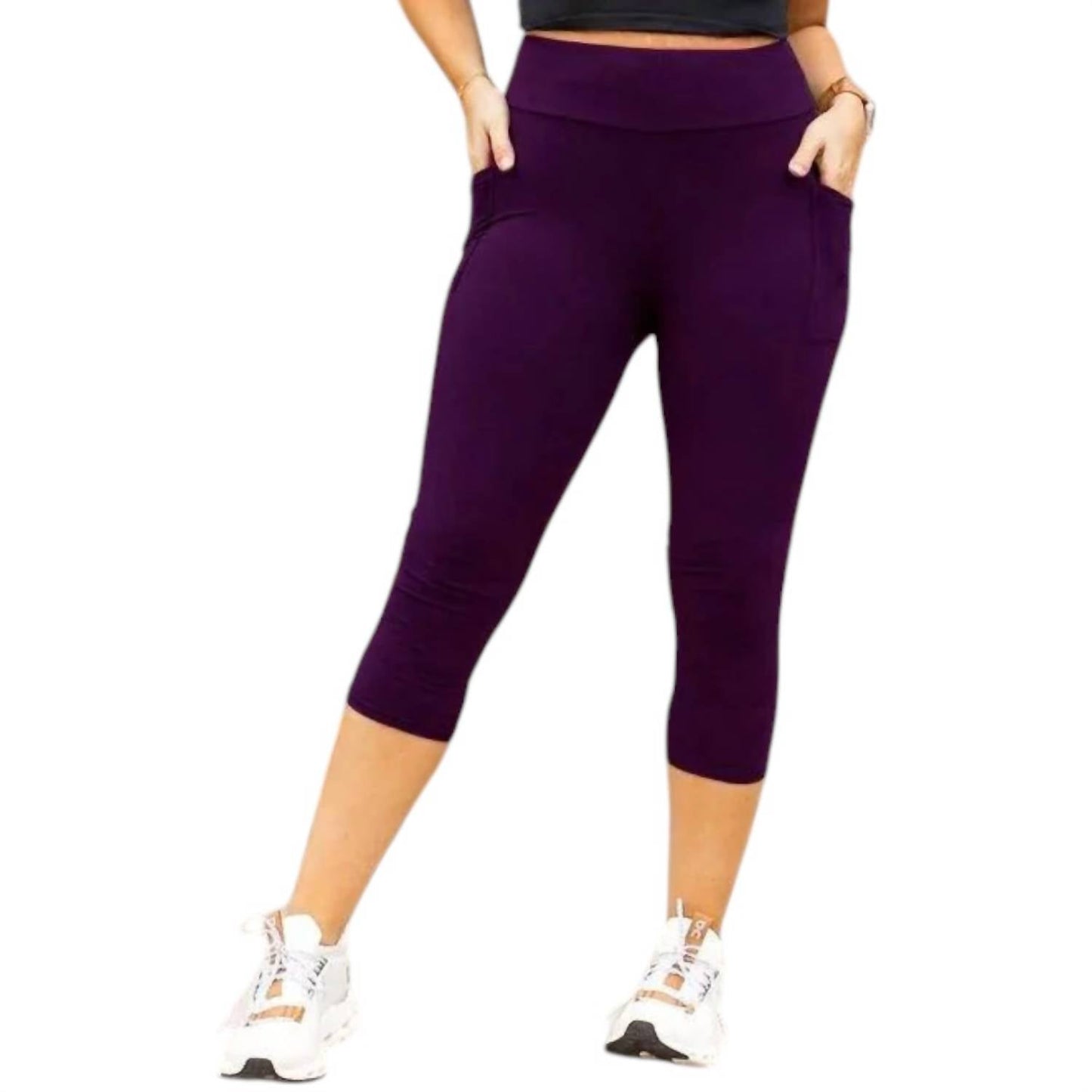 Julia Rose - Hailey Capri Leggings with Pockets