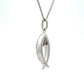 .17ct Cross Religious Pendant Sterling Silver 10KT Gold