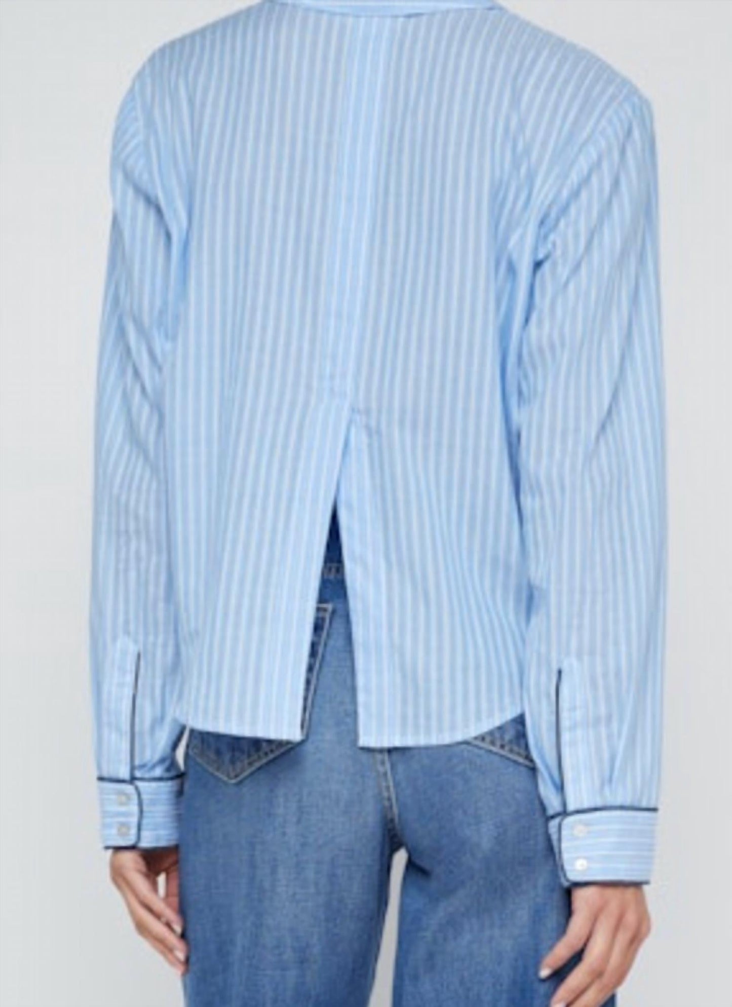 L'Agence - Women's Cosette Trim Crop Shrt
