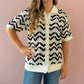 Varley - Anais Crochet Polo Shirt