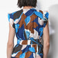 Greylin - Sarina Poplin Printed Top