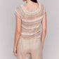 Charlie B - Raglan Crochet Cap Sleeve Top