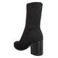 Aqua - Women's Sock Style Ankle Heel Boots