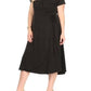 Chris & Carol - V-neck Wrap Midi Dress