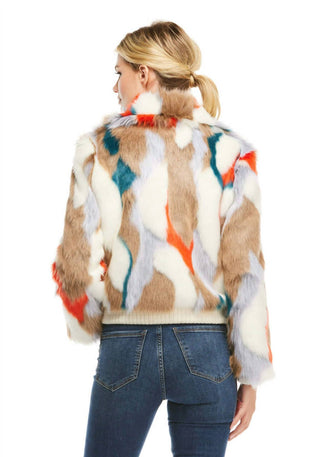 Fabulous Furs - Apres Ski Bomber Faux Fur Jacket