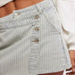 Free People - Wynne Railroad Mini Skirt