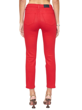 Pistola - Calça jeans cropped Monroe de cintura alta