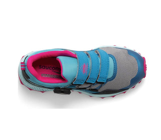 Saucony - Tênis Peregrine Shield para crianças grandes