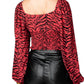 Buddylove - ISABELLE SMOCKED CROP TOP