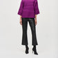 Joseph Ribkoff - Mock Neck Three Quarter Sleeve Sweater