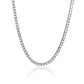 Diana M Jewels - 10.25 Cts Lab Grown Diamond Tennis Necklace