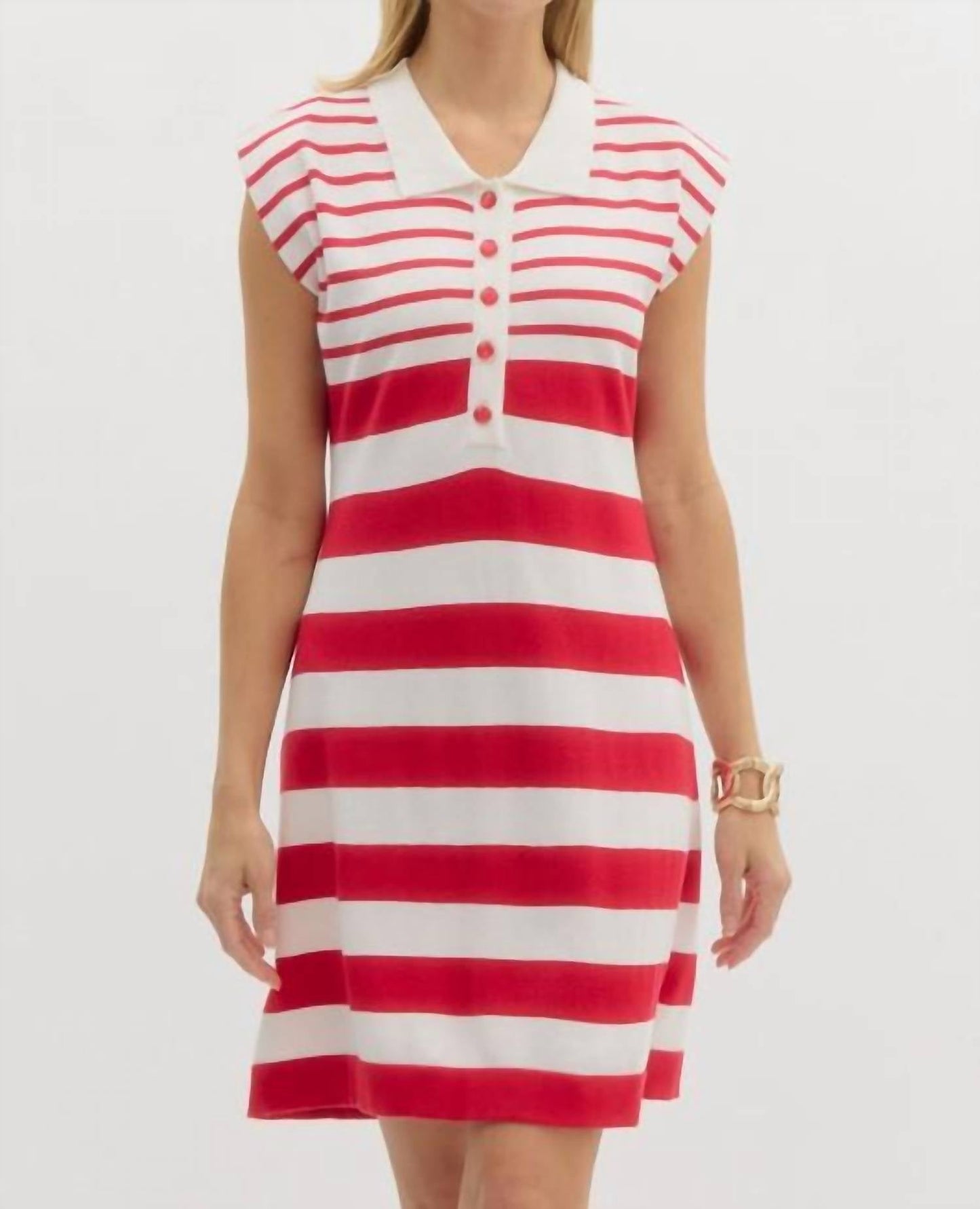 Entro - SADIE STRIPED KNIT MINI DRESS