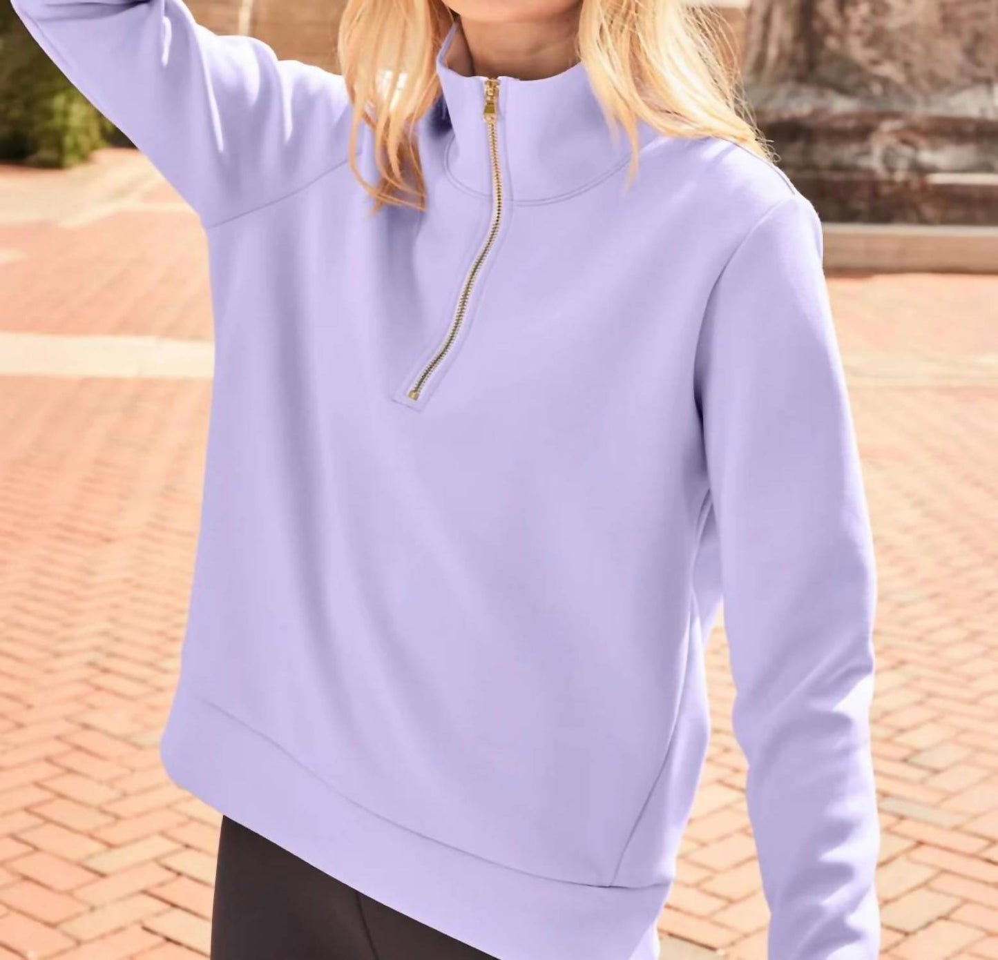 Addison Bay - Soft Luxe Everyday Quarter Zip Sweatshirt