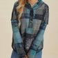 Double Take - Cozy Plaid Oversized Hoodie