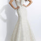 Rachel Allan - Fitted Soft Tulle Mermaid Gown