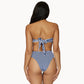 Pq Swim - Pisces Detail Fanned Bikini Bottom