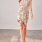 Do+Be - Printed Front Tie Dress