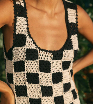 Vestido de crochê Cleobella - Danika até o tornozelo