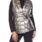 Joseph Ribkoff - Metallic Quilted Puffer Vest