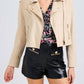 Generation Love - Vegan Suede Moto Jacket