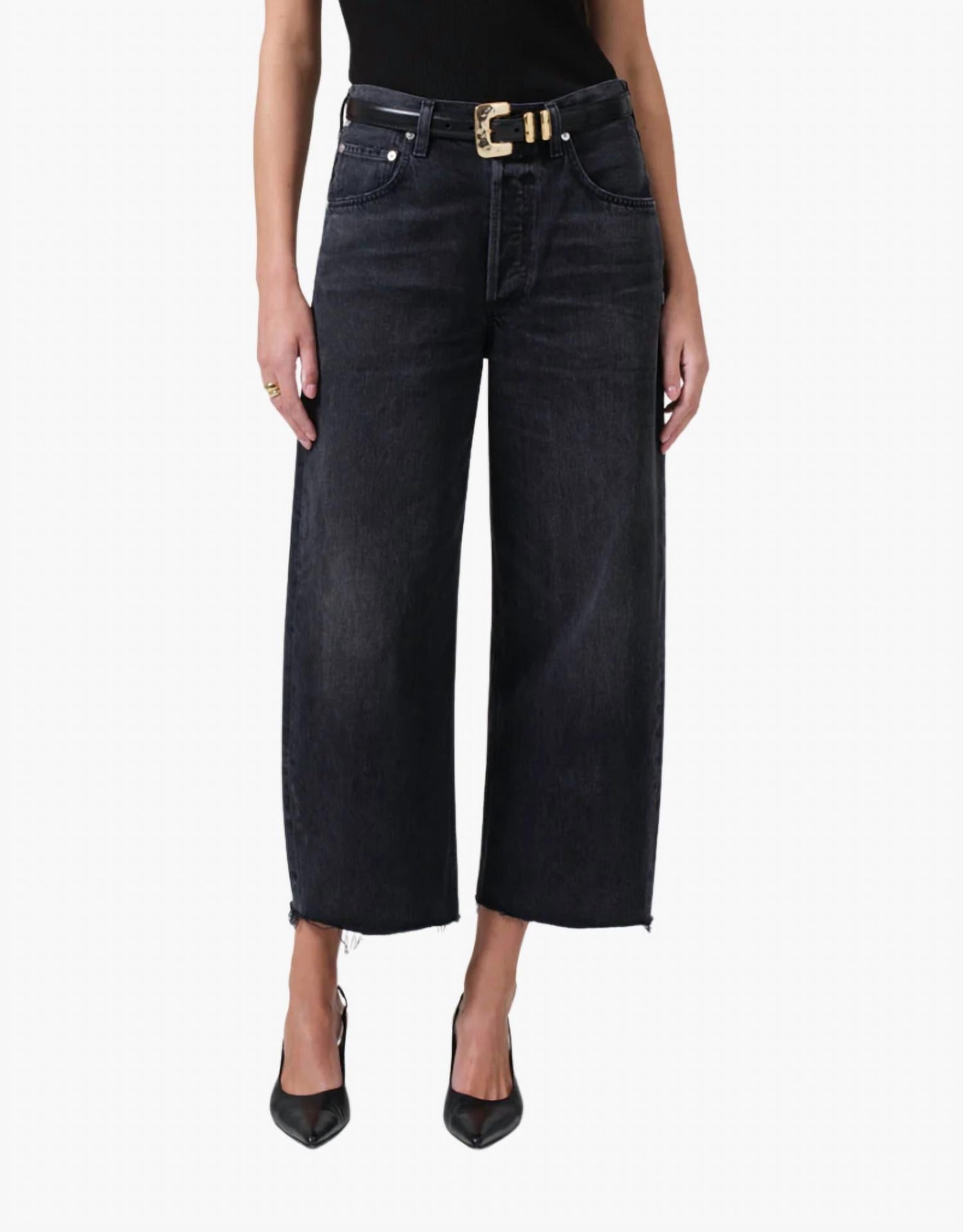 Citizens Of Humanity - Ayla Raw Hem Cropped Jeans