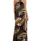 Elan - Abstract Print Maxi Dress