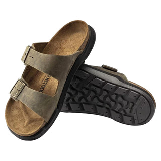 Birkenstock - Sandália Masculina de Couro Oleado