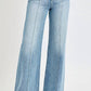 Trendsi - Risen Full Size Mid Rise Wide Jeans With Front Patch Pocket Plus Size