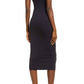 Good American - Scuba Spaghetti midi Dress