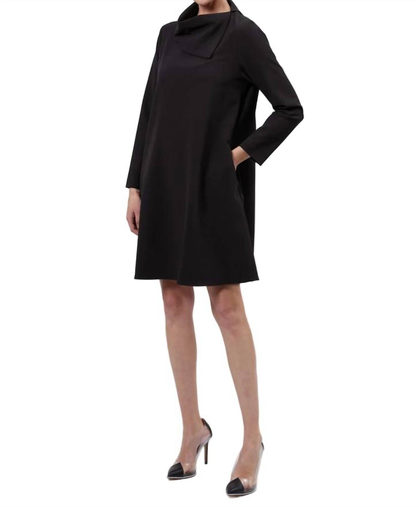 Estelle And Finn - Asymmetric Collar Dress