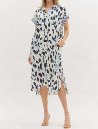 Entro - Brandie Midi Shirt Dress