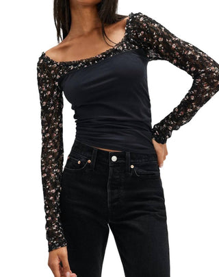 Free People - Blusa de manga comprida Josie