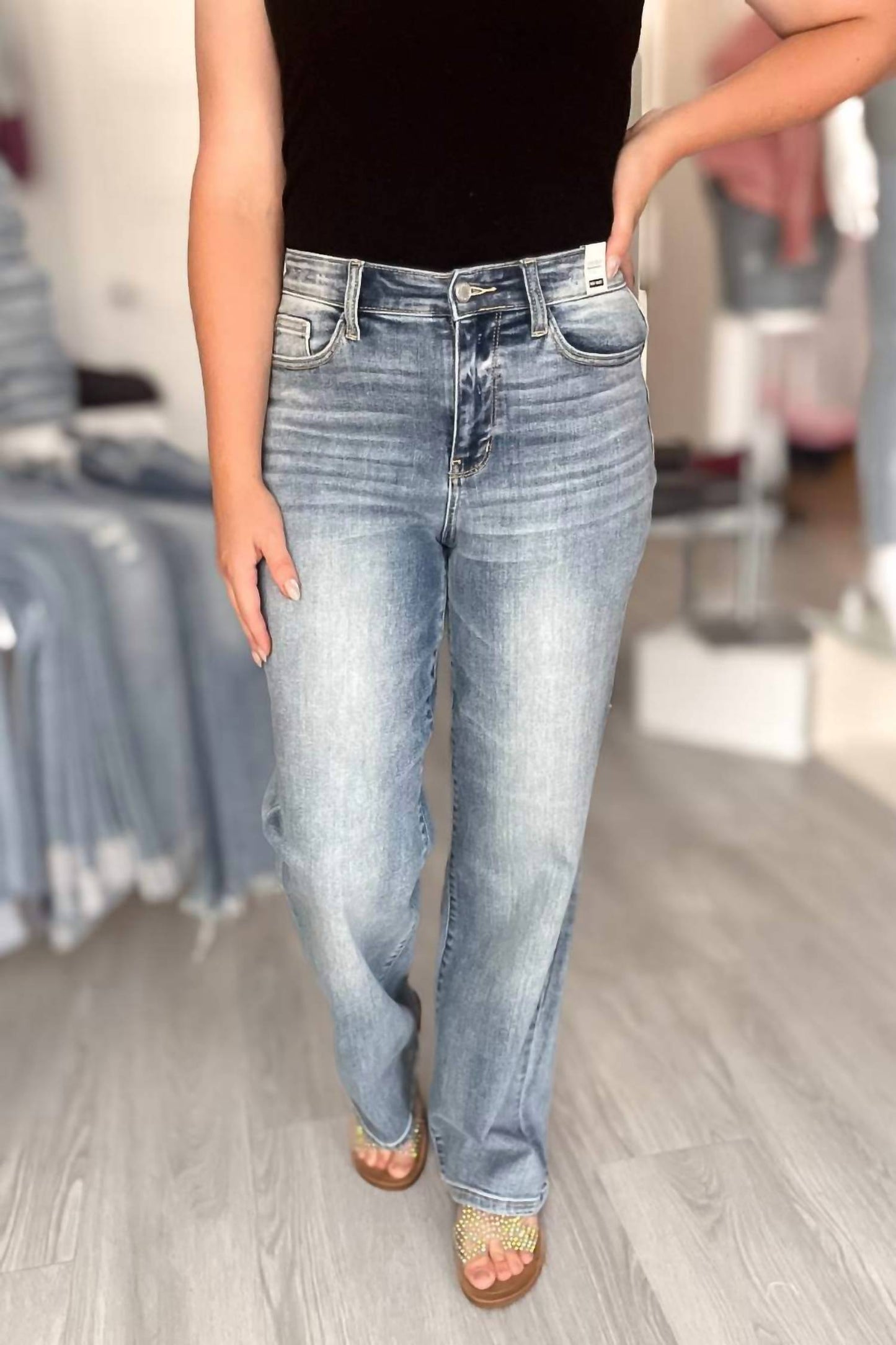 Judy Blue - High Waist Straight Leg