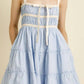 Aureum - Combo Trimming Mini Dress