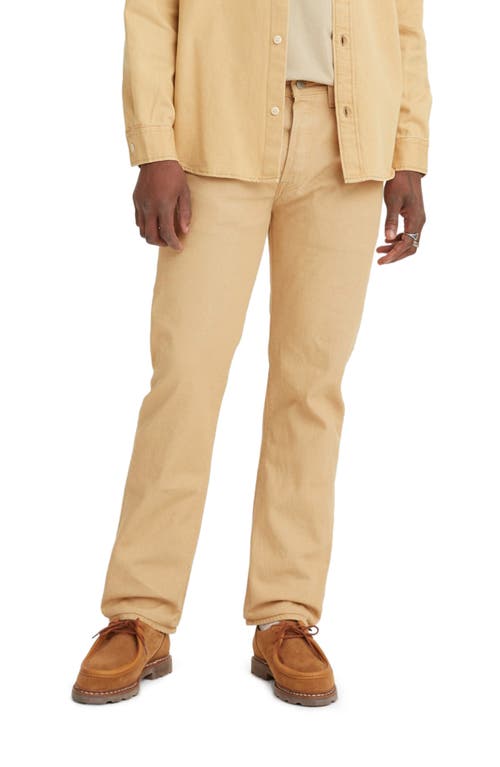 levi's 501 Original Straight Leg Jeans in Yellow Stone