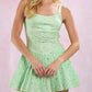 Peach Love - Gingham Lemon Sporty Romper