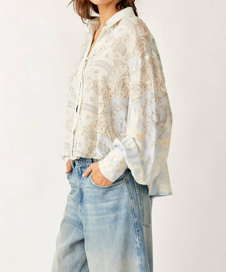 Free People - Camisa de botão para bebê de Virgem